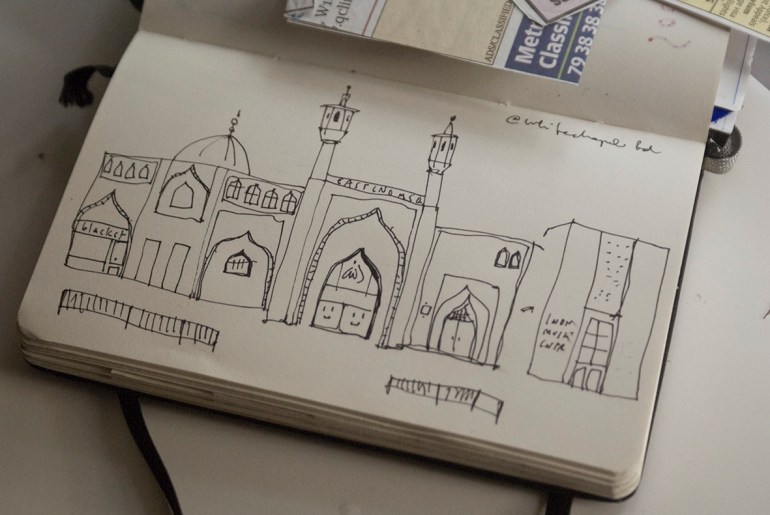 east london mosque moleskine london drawings merchesico