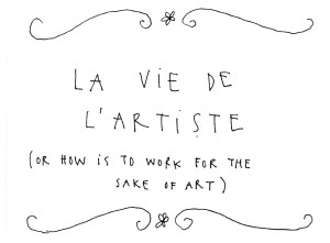 la vida del artista title animation