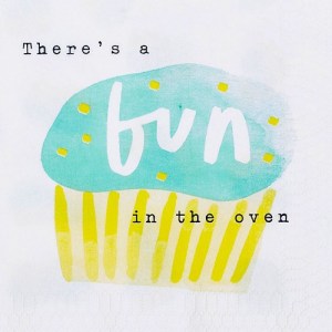 Bun in the oven Baby shower napkin marksandspencer Mercedes Leon illustration