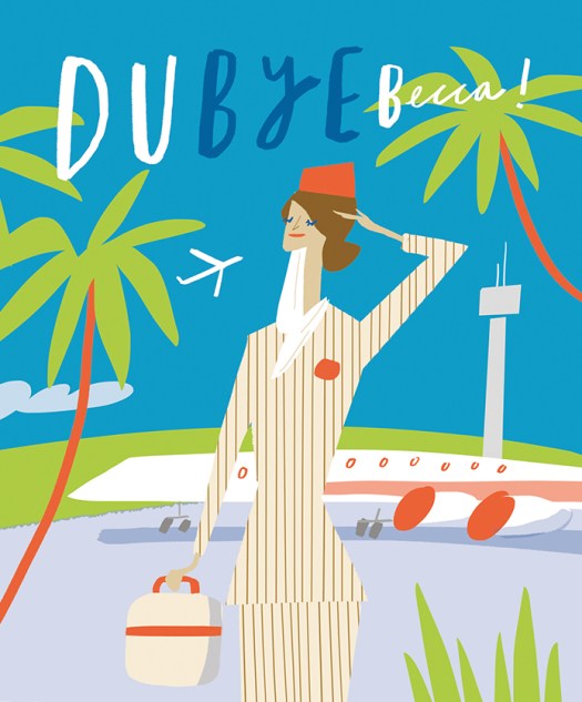 dubye-becca-custom-portrait-leaving-card-emirates-merchesico-illustration_sq