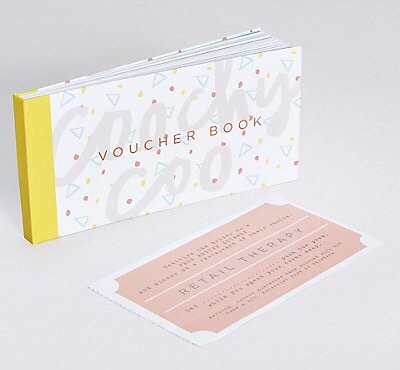 Baby Shower voucher book illustration pattern design Mercedes Leon