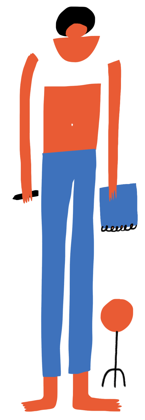 Women who draw tall jeans afro sketchbook figure digital illustration mercedes leon merchesico