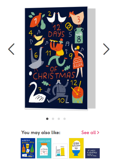 moonpig 12 days of christmas ha ha happy by merchesico