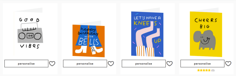 moonpig web greetings cards range fun ha ha happy merchesico